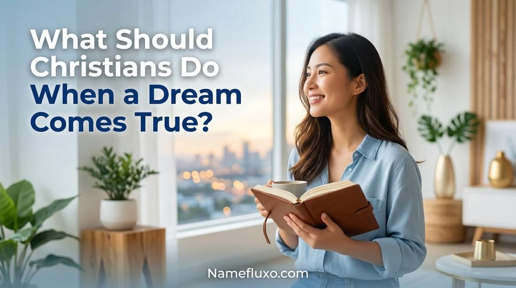 What Should Christians Do When a Dream Comes True?